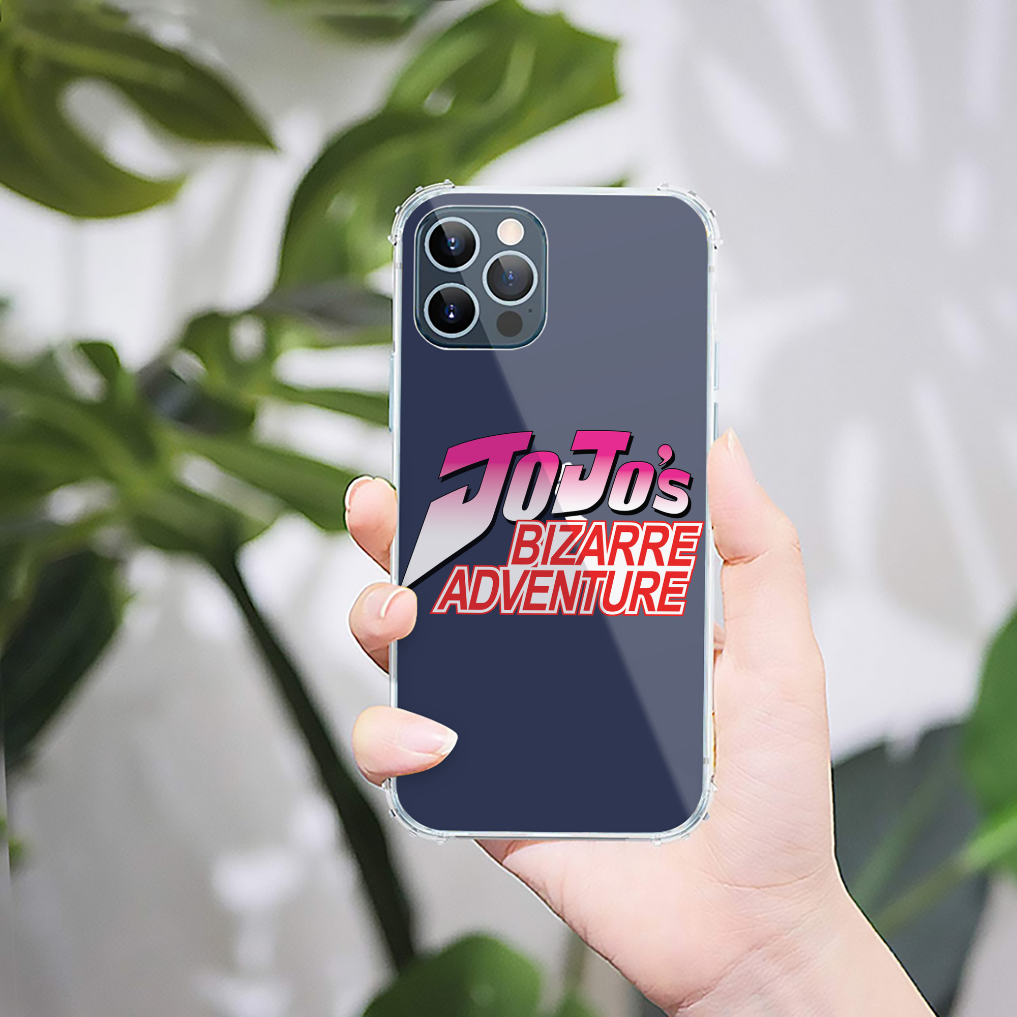 （画像用） ジョジョの奇妙な冒険 JoJo's Bizarre Adventure 【iPhone 12シリーズ対応】透明スマホケース（クリアソフトケース）